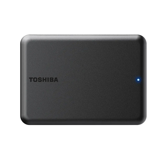 Toshiba Canvio Partner HDTB510AKCAB 1TB external hard drive with LED indicator and compact black design -tpstech.in