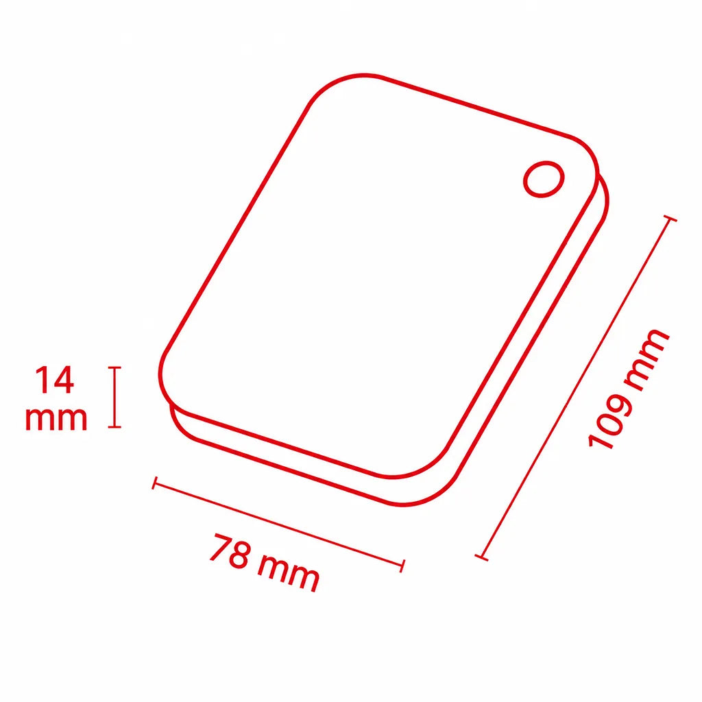 Toshiba Canvio Partner HDTB510AKCAB 1TB external HDD showing 109 x 78 x 14 mm dimensions -tpstech.in