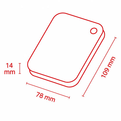 Toshiba Canvio Partner HDTB510AKCAB 1TB external HDD showing 109 x 78 x 14 mm dimensions -tpstech.in