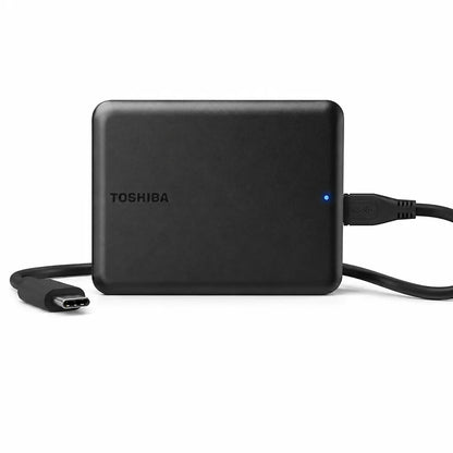 Toshiba Canvio Partner USB-C external hard drive with USB-C cable connection -tpstech.in