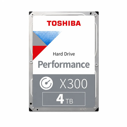 Toshiba X300 4TB 7200RPM performance hard drive front view for desktop workstation storage -tpstech.in