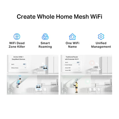 TP-Link Archer AX3000 AX56 Wi-Fi 6 Router High-Speed Gigabit Network