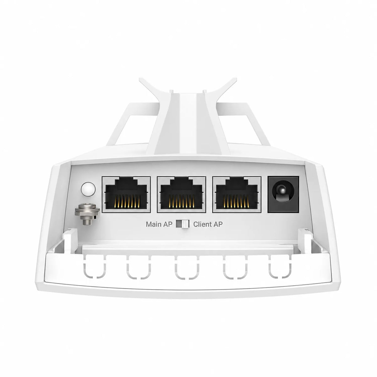 TP-Link EAP115-Bridge KIT V1 Ethernet ports and PoE power port -tpstech.in