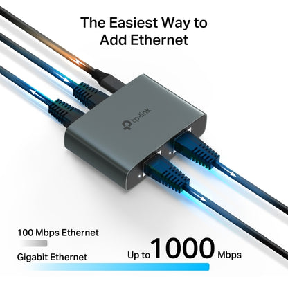 TP-Link EH310 Gigabit Ethernet Splitter 1-to-3 Network Expansion for Routers & PCs