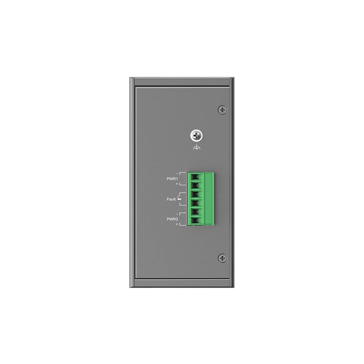 TP-Link IES206GPP industrial PoE switch power input and fault alarm terminal panel-tpstech.in