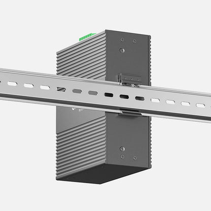 TP-Link IES206GPP industrial PoE switch DIN rail mounting installation view-tpstech.in