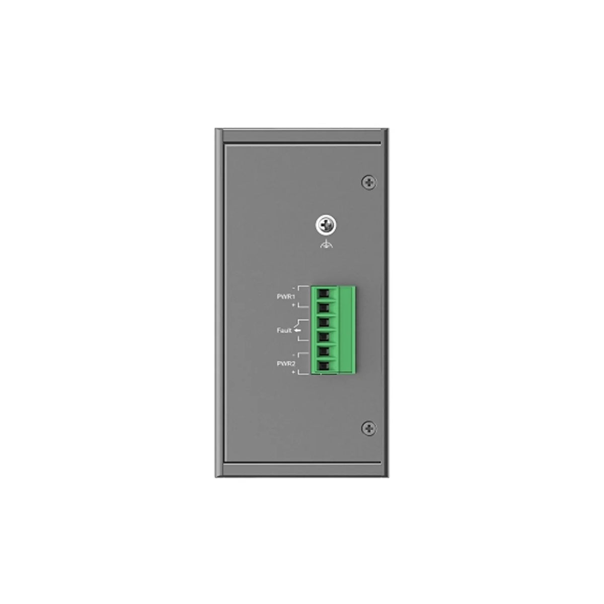 TP-Link Omada IES210GPP industrial PoE switch DC power input panel with redundant power terminal connection-tpstech.in