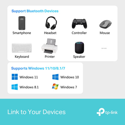 TP-Link UB600 Bluetooth 6.0 Nano USB Adapter for PC & Laptop