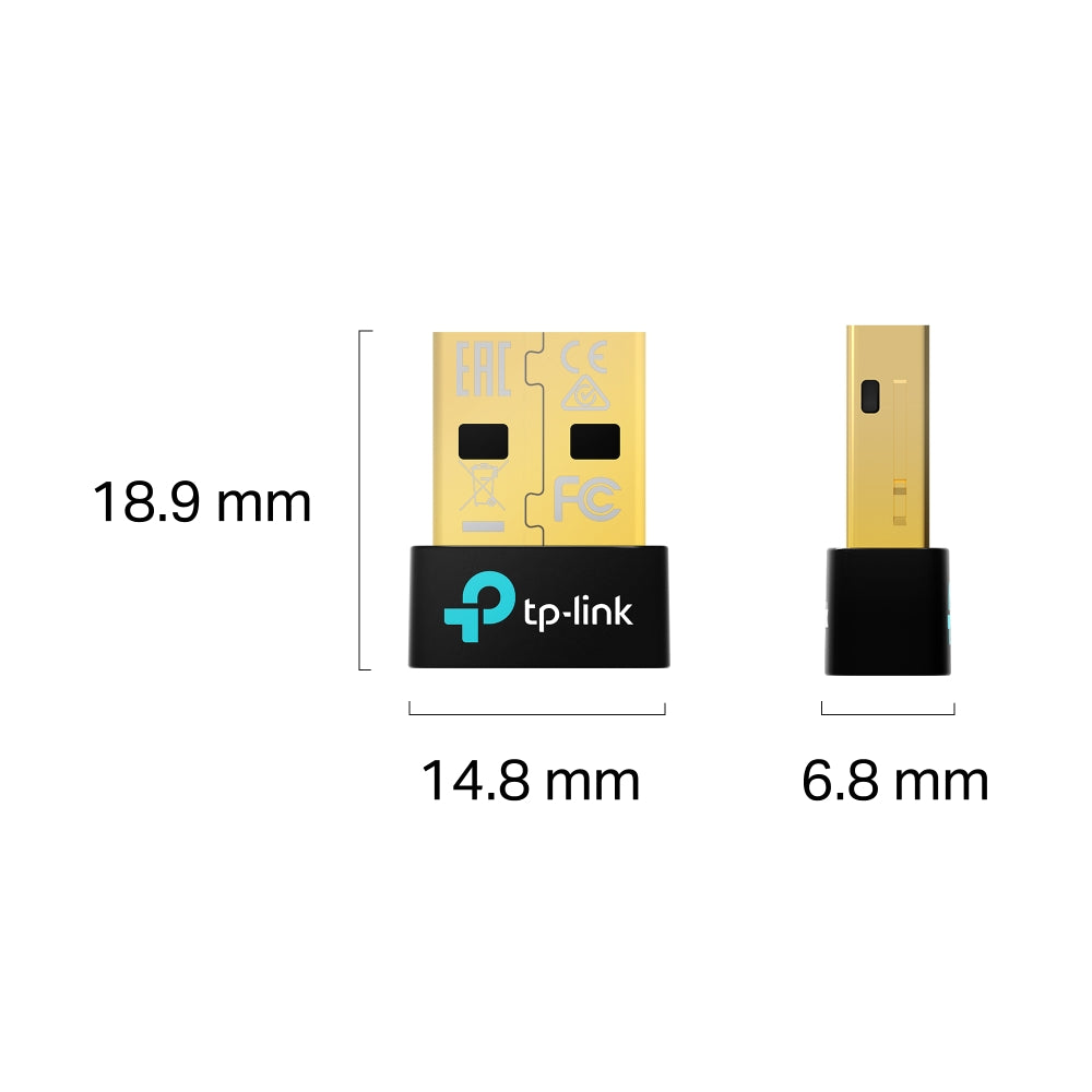 TP-Link UB600 Bluetooth 6.0 Nano USB Adapter for PC & Laptop
