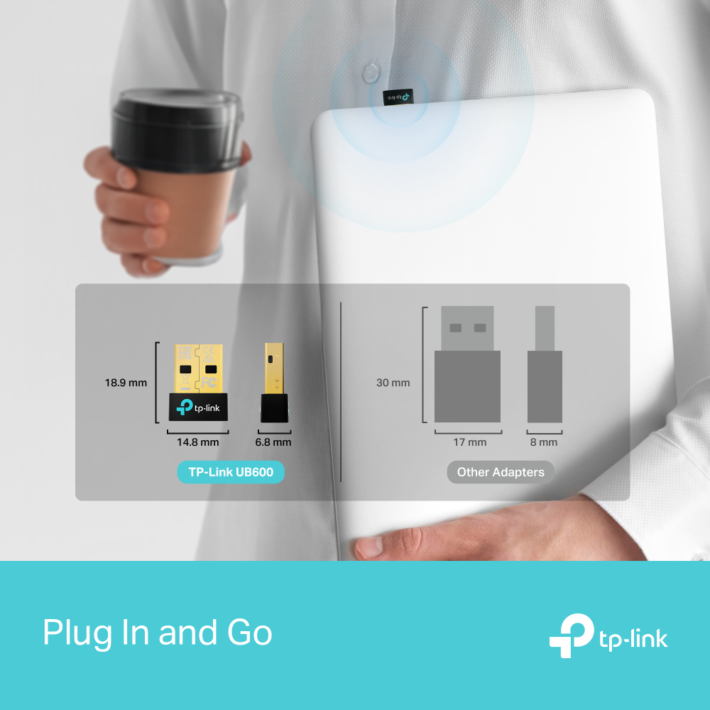 TP-Link UB600 Bluetooth 6.0 Nano USB Adapter for PC & Laptop