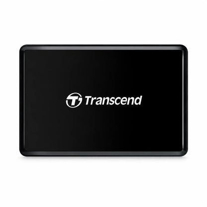 Transcend USB 3.1 Gen 1 Multi Card Reader Top View with Brand Logo -tpstech.in