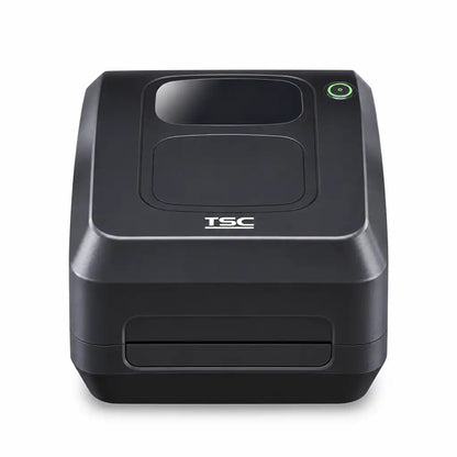 TSC TL241 4-Inch thermal label printer infographic showing 203 dpi resolution 6 ips fast printing and 4.25 inch wide shipping label output -tpstech.in