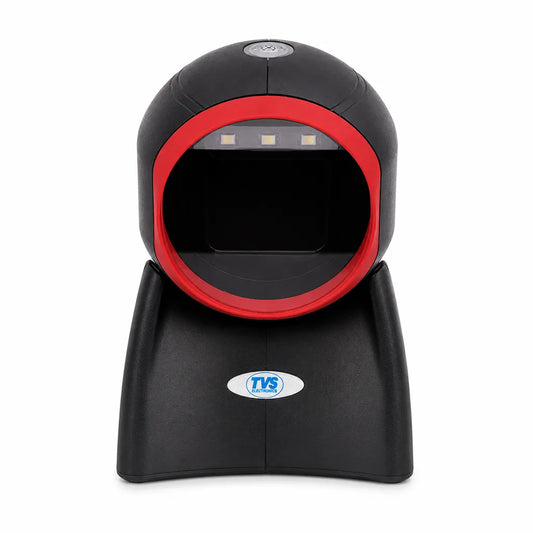 TVS Electronics BS-i302G 2D omni directional barcode scanner front view for fast retail POS and QR code scanning -tpstech.in