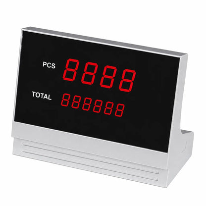 TVS CC 453 Star+ external customer display for real-time note count and total value display.