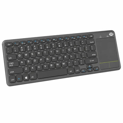 TVS Electronics Champ Smart Wireless Keyboard with integrated touch pad, multimedia keys and compact wireless layout for Smart TV, PC and laptop -tpstech.in