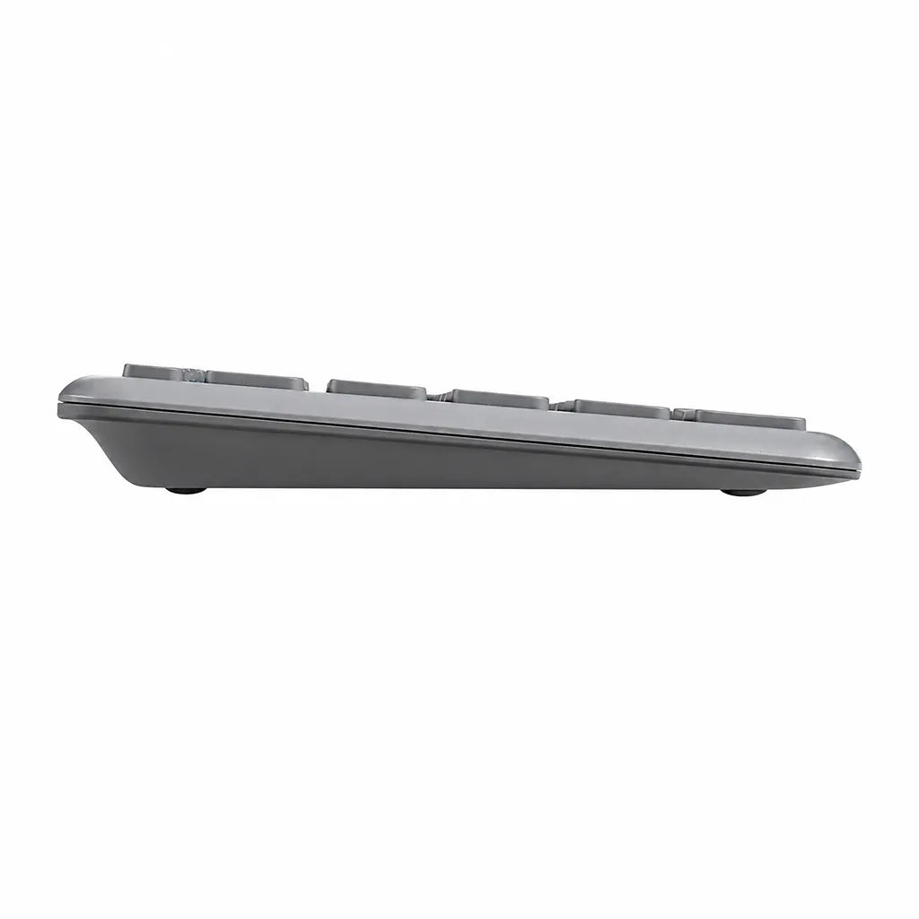 TVS Electronics Champ Smart Wireless Keyboard with Touch Pad Mini side profile showing slim design and compact form factor for Smart TV, PC and laptop -tpstech.in