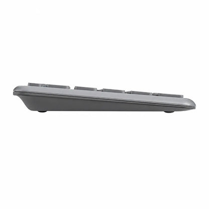 TVS Electronics Champ Smart Wireless Keyboard with Touch Pad Mini side profile showing slim design and compact form factor for Smart TV, PC and laptop -tpstech.in