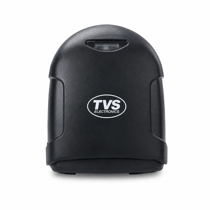 TVS Electronics BS-i201G Lite 2D Wired USB Barcode Scanner back view with compact ergonomic design for POS systems - tpstech.in