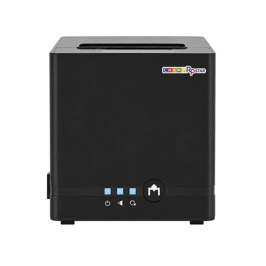 TVS Electronics Champ RP Star thermal receipt printer front view with compact 80mm POS printing design for retail billing and receipt printing -tpstech.in