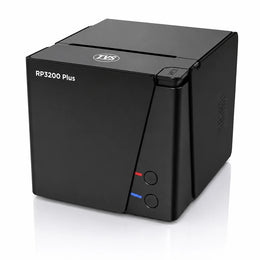 TVS Electronics Champ RP3200 Plus 3 Inch Thermal Receipt Printer front angled view with compact POS design for retail billing and receipt printing -tpstech.in