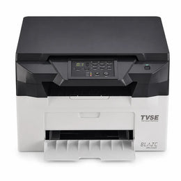 TVS Electronics MN-26NW multifunction mono laser printer front view with print, copy and scan functionality for business and home office use -tpstech.in