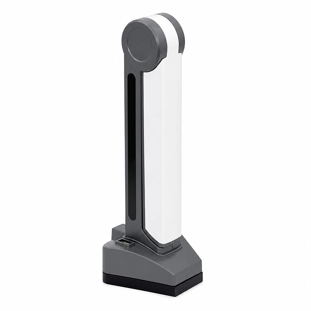 TVS Electronics PDS 8M portable document scanner in folded compact design for easy storage and portability -tpstech.in