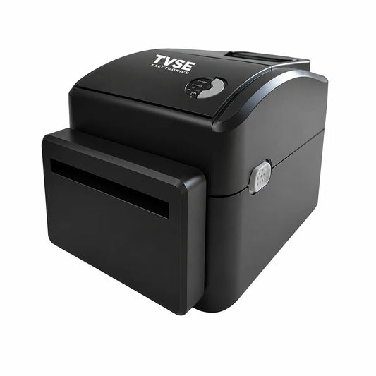 TVS Electronics RP 4230 4-inch thermal receipt printer front right angle view with USB and Ethernet connectivity for POS billing systems -tpstech.in