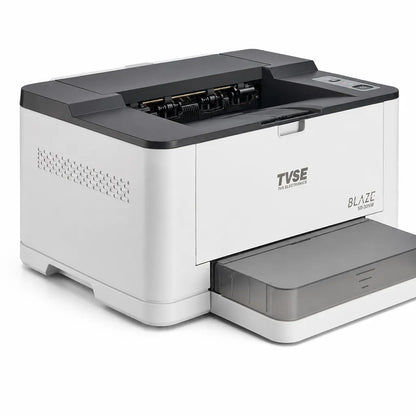 TVS Electronics SD-30NW Mono Laser Printer with output tray open for efficient monochrome document printing -tpstech.in