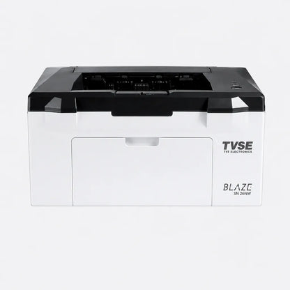 TVS Electronics SN-26NW mono laser printer front view with USB, Wi-Fi and Ethernet connectivity for home and office printing -tpstech.in