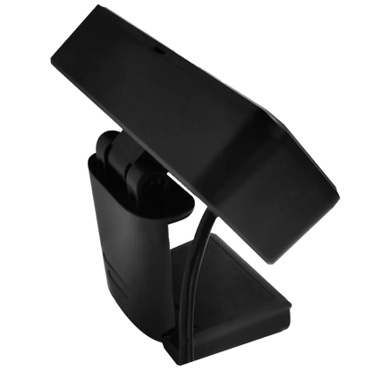 TVS Electronics WC 103 Full HD 1080P USB webcam back angle view showing adjustable hinge and USB cable -tpstech.in