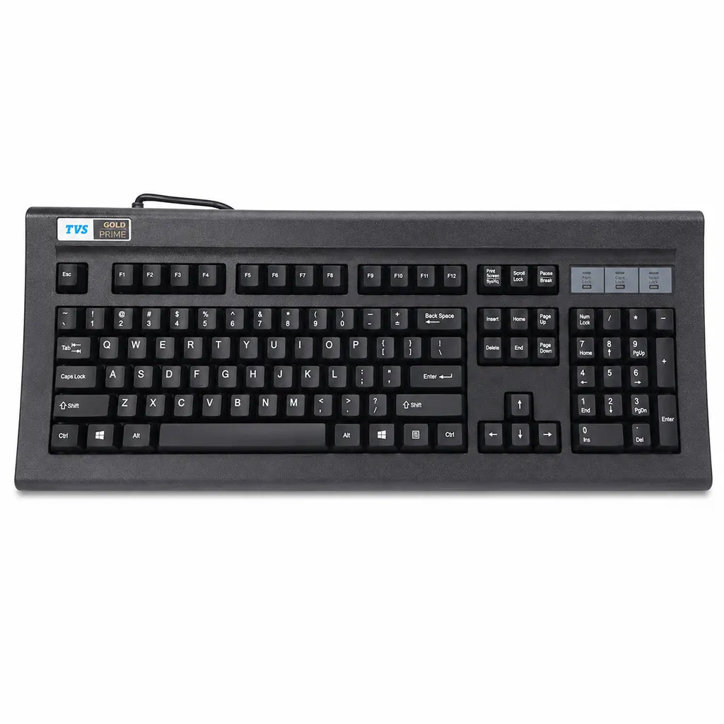 TVS Electronics Gold Prime Dust Resistant Mechanical Keyboard USB-A Wired