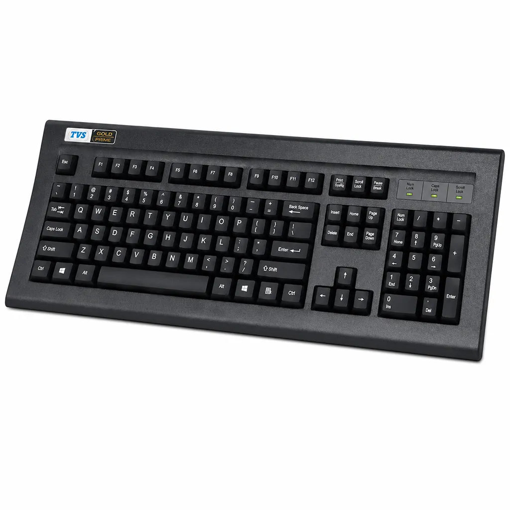 TVS Electronics Gold Prime Dust Resistant Mechanical Keyboard USB-A Wired