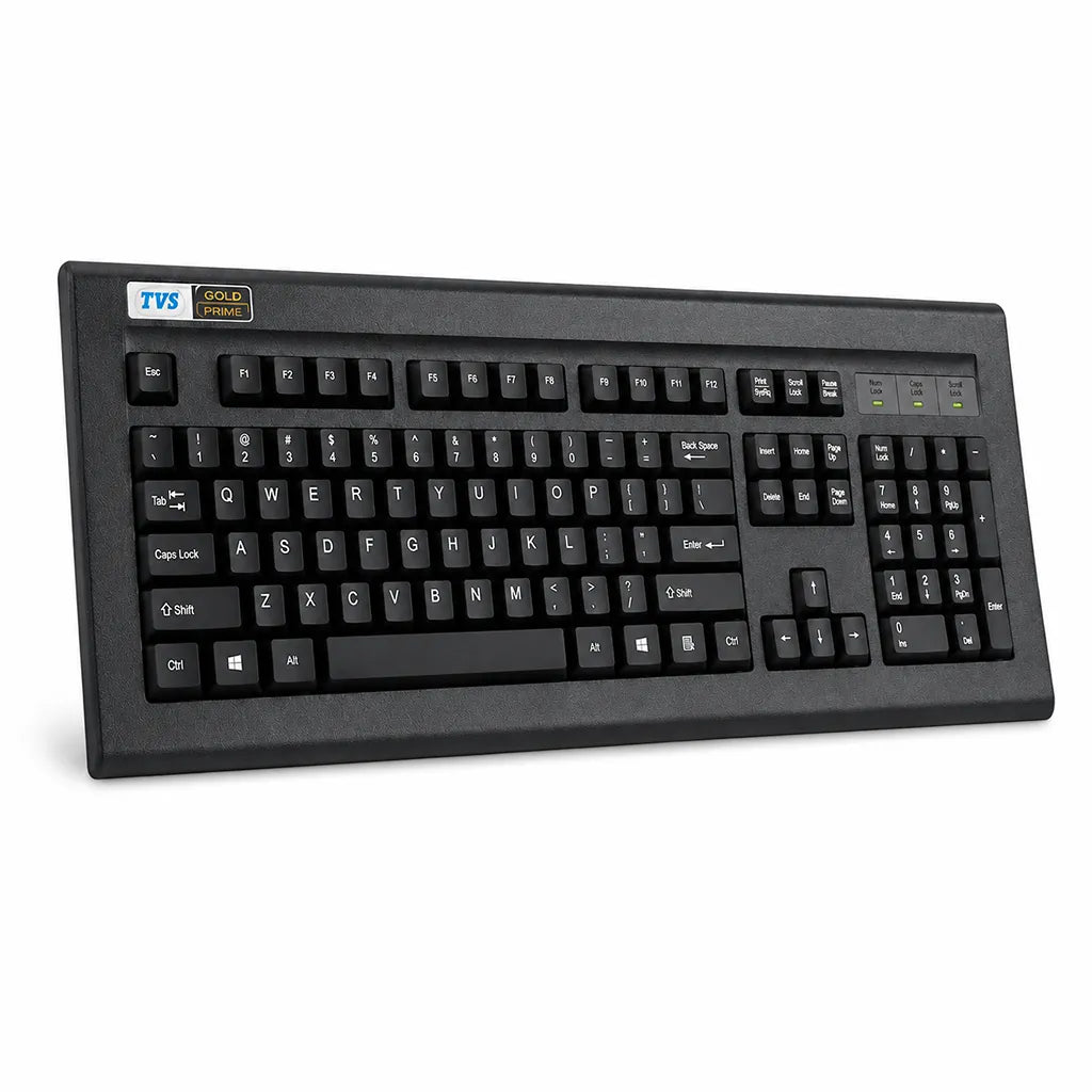 TVS Electronics Gold Prime Dust Resistant Mechanical Keyboard USB-A Wired