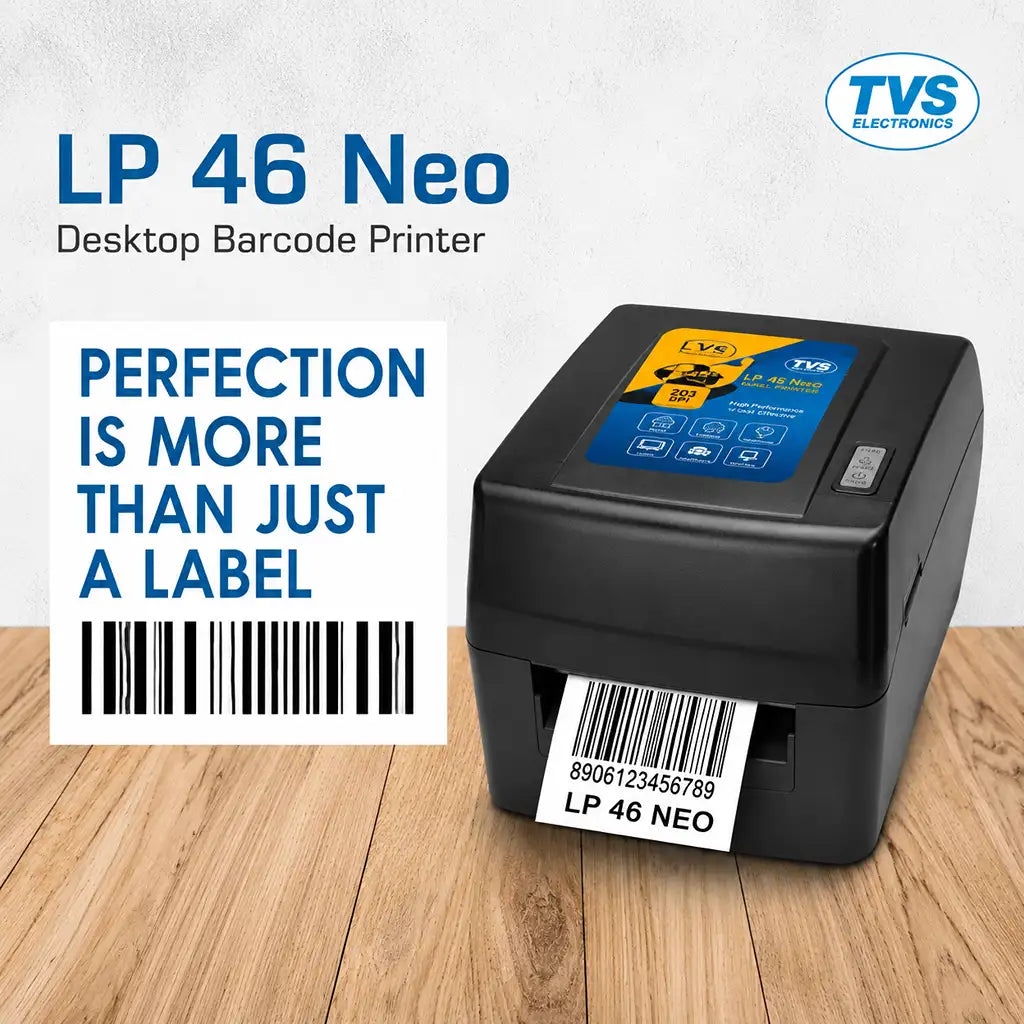 TVS Electronics LP46 Neo USB Thermal Barcode & Label Printer