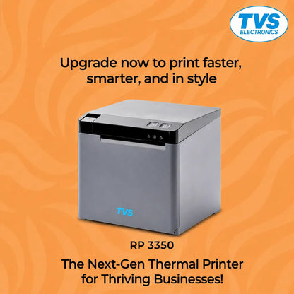TVS Electronics RP 3350 high-speed thermal receipt printer for retail stores, restaurants and POS billing systems -tpstech.in