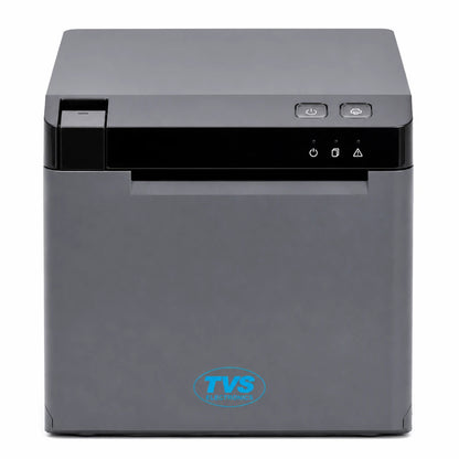 TVS Electronics RP 3350 direct thermal receipt printer front view for 80 mm POS receipt printing -tpstech.in