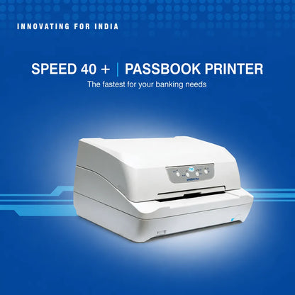 TVS Electronics Speed 40 Plus K Passbook Printer SBI high-speed banking printer promotional image -tpstech.in