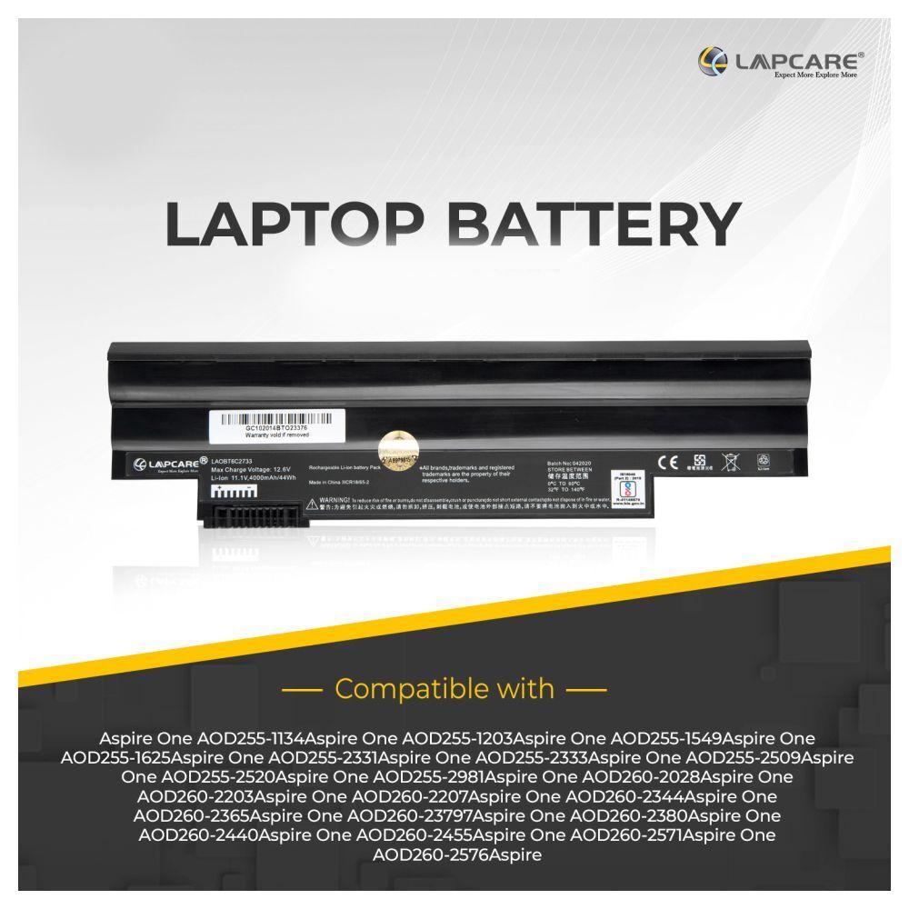 Acer AL10A31 AL10B31 AL10G31 Compatible Laptop Battery 48.84Whr 4400mAh 11.1V 6 Cell