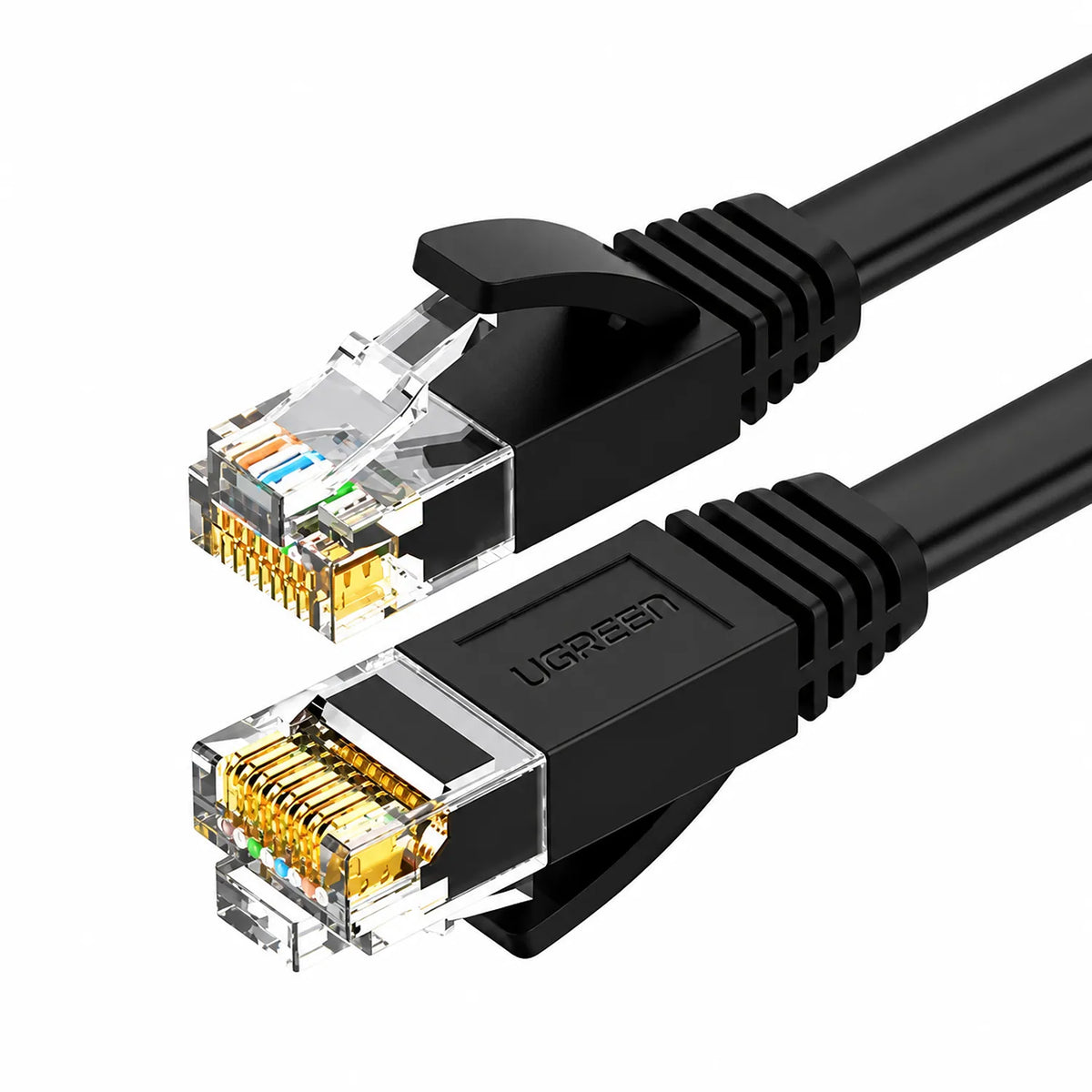 UGREEN 20158 0.5m Cat 6 Ethernet Cable dual RJ45 male plugs with snagless protective tabs -tpstech.in