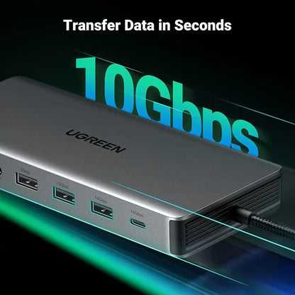 UGREEN CM681 15978 Revodok Pro 313 Docking Station 10Gbps High-Speed USB Data Transfer -tpstech.in