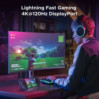 UGREEN CM800 55733 USB-C Gaming Dock High Refresh Rate 4K 120Hz DisplayPort Gaming Setup -tpstech.in