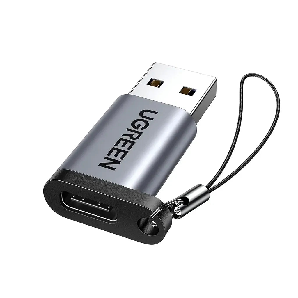 UGREEN UG-50533 USB-A to Type-C Fast Charging Converter Front View -tpstech.in