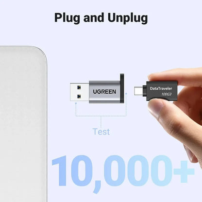 UGREEN UG-50533 USB-A to USB-C Adapter Tested for 10000+ Plugs -tpstech.in