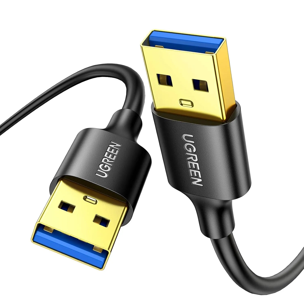 UGREEN US128 USB 3.0 Male to Male Cable with Gold Plated Connectors -tpstech.in