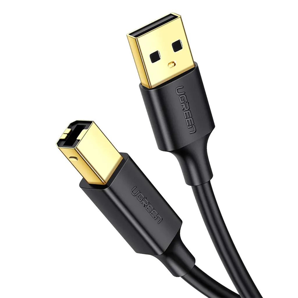 UGREEN US135 USB 2.0 Printer Cable USB-A to USB-B Gold Plated Connectors -tpstech.in