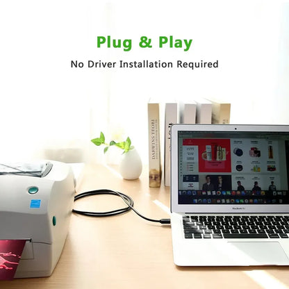 UGREEN US210 10372 USB 3.0 Printer Cable Plug and Play Connection from Laptop to Printer -tpstech.in