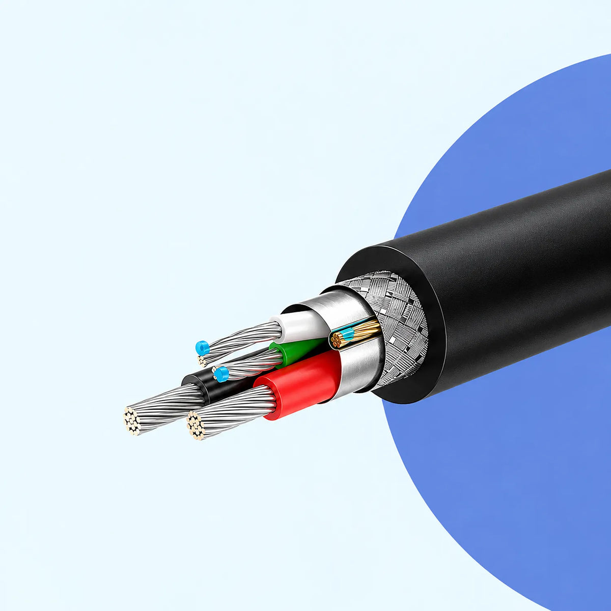 UGREEN US289 Micro USB to USB-A Cable Black Internal Shielding and Tinned Copper Core Wires tpstech.in