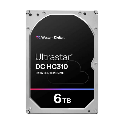 Western Digital Ultrastar DC HC310 6TB 3.5" SATA 7200RPM Data Centre Internal Hard Drive