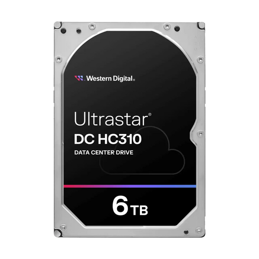 Western Digital Ultrastar DC HC310 6TB 3.5" SATA 7200RPM Data Centre Internal Hard Drive