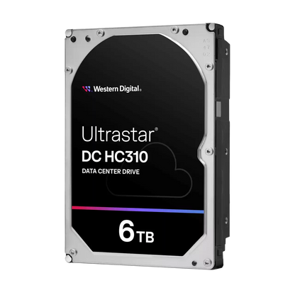 Western Digital Ultrastar DC HC310 6TB 3.5" SATA 7200RPM Data Centre Internal Hard Drive